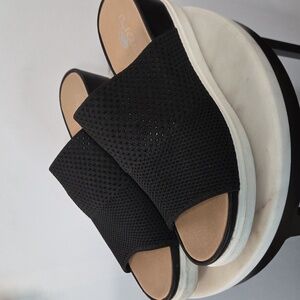 Dr. Scholl's Black Mesh Women's Mules Size 9